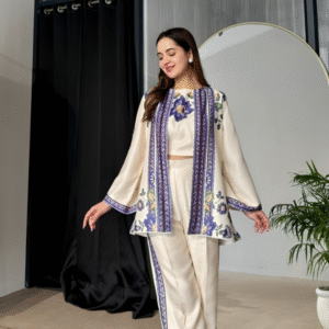 3pc Stitched Lawn Co-Ord Set